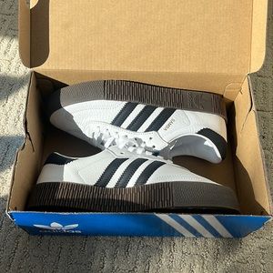 BRAND NEW. Adidas Sambarose platform sneakers